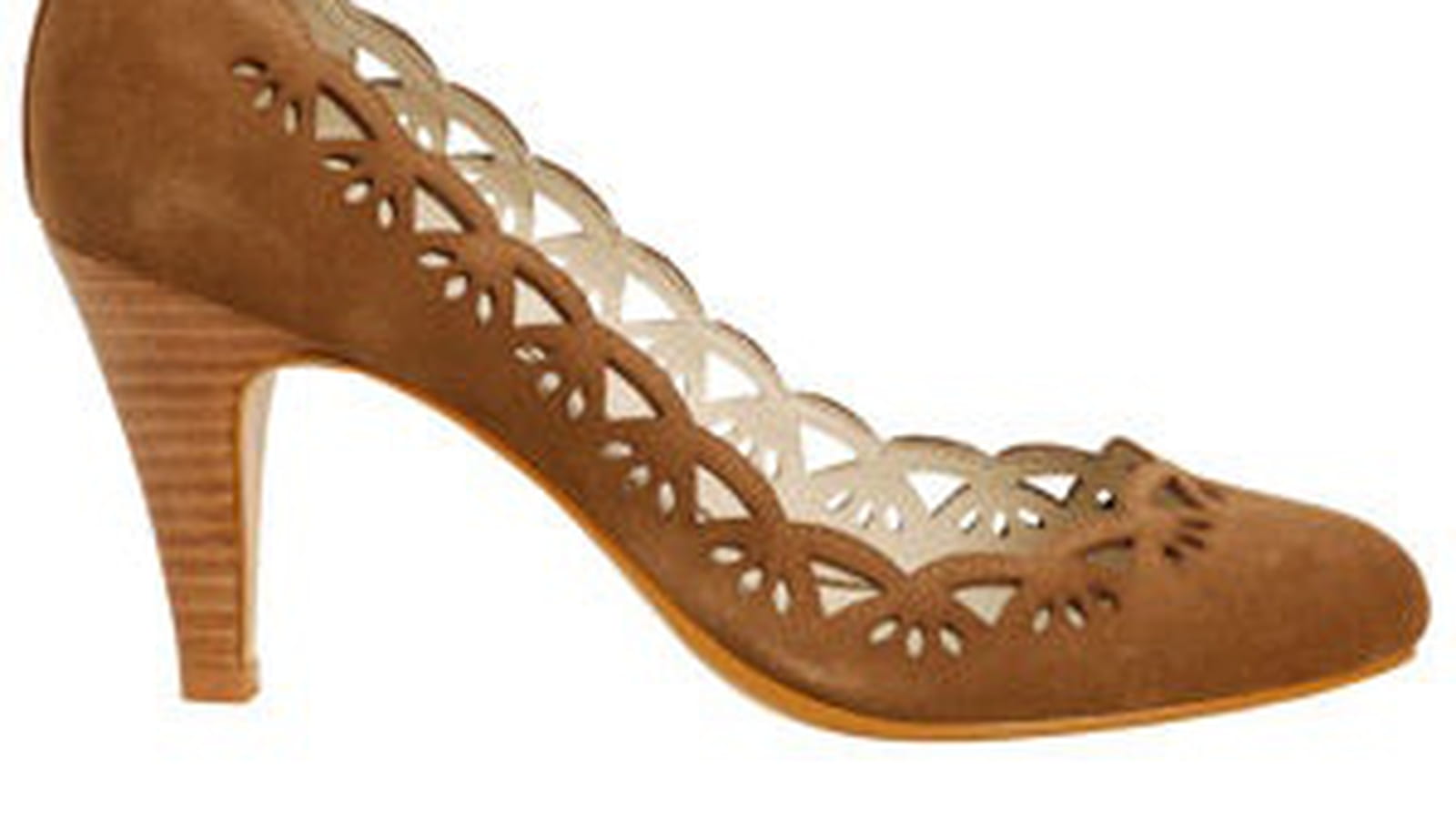 Escarpins en cuir velours d'André