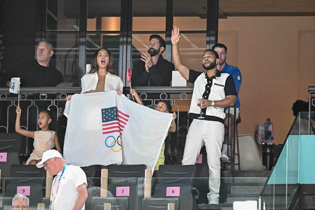 Chrissy Teigen et John Legend ont encouragé les gymnastes américaines