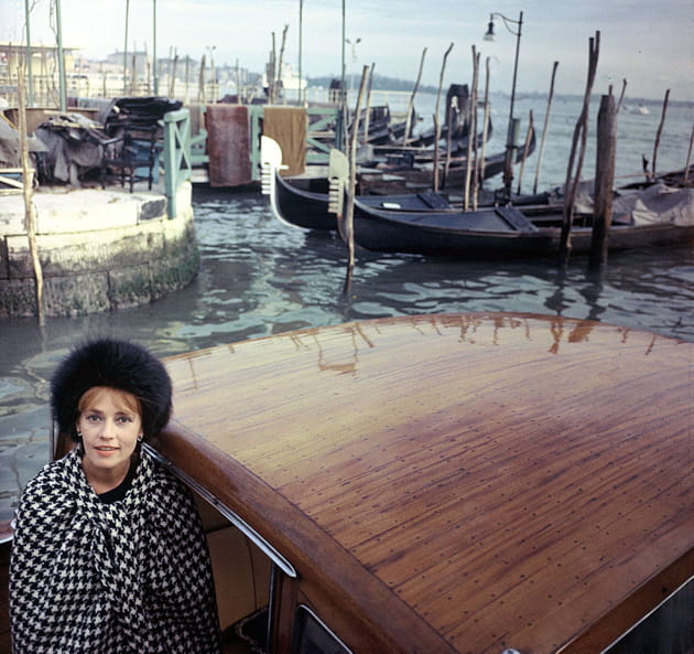 A Venise, sur le tournage de "Eva" de Joseph Losey