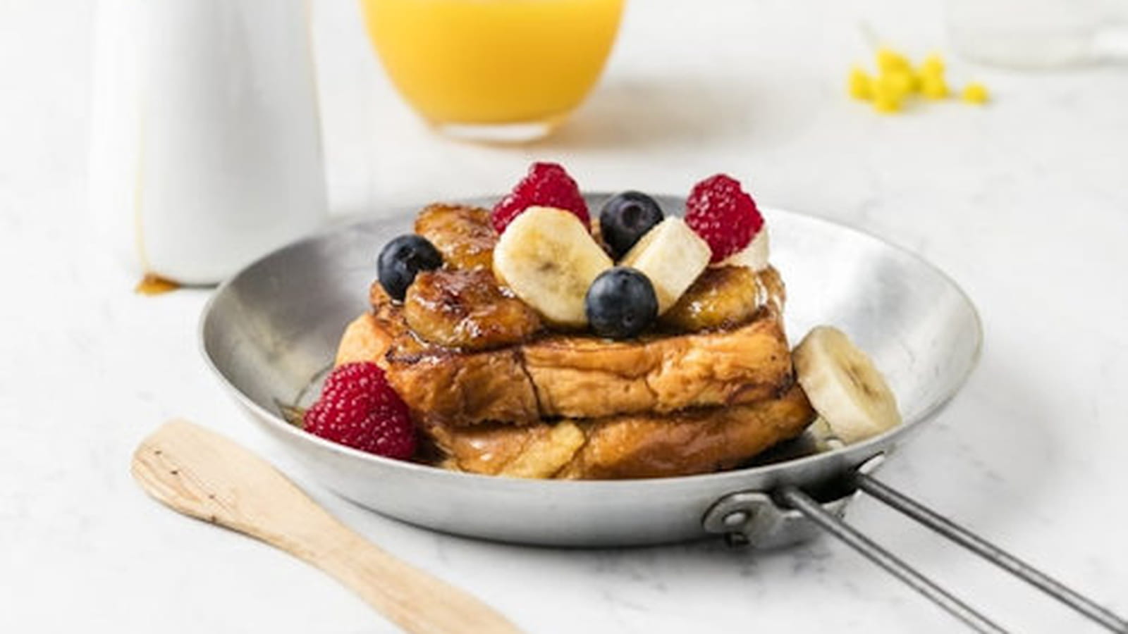 Pain perdu à la banane caramélisée