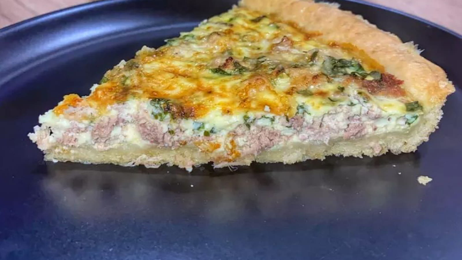 Quiche au thon (pâte brisée maison express)
