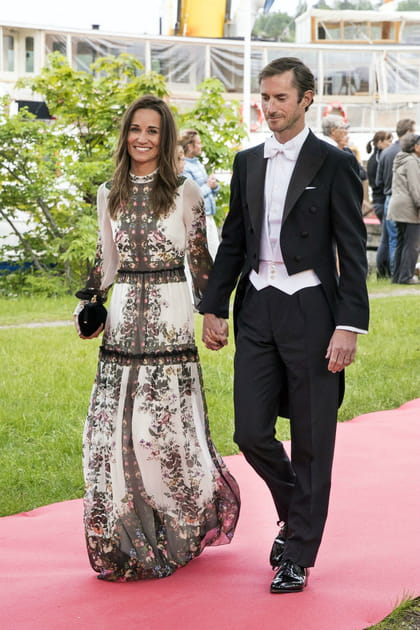 Pippa Middleton en robe fleurie