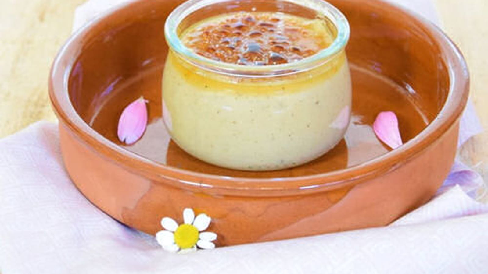 Crème brûlée à la vanille sans gluten ni lactose