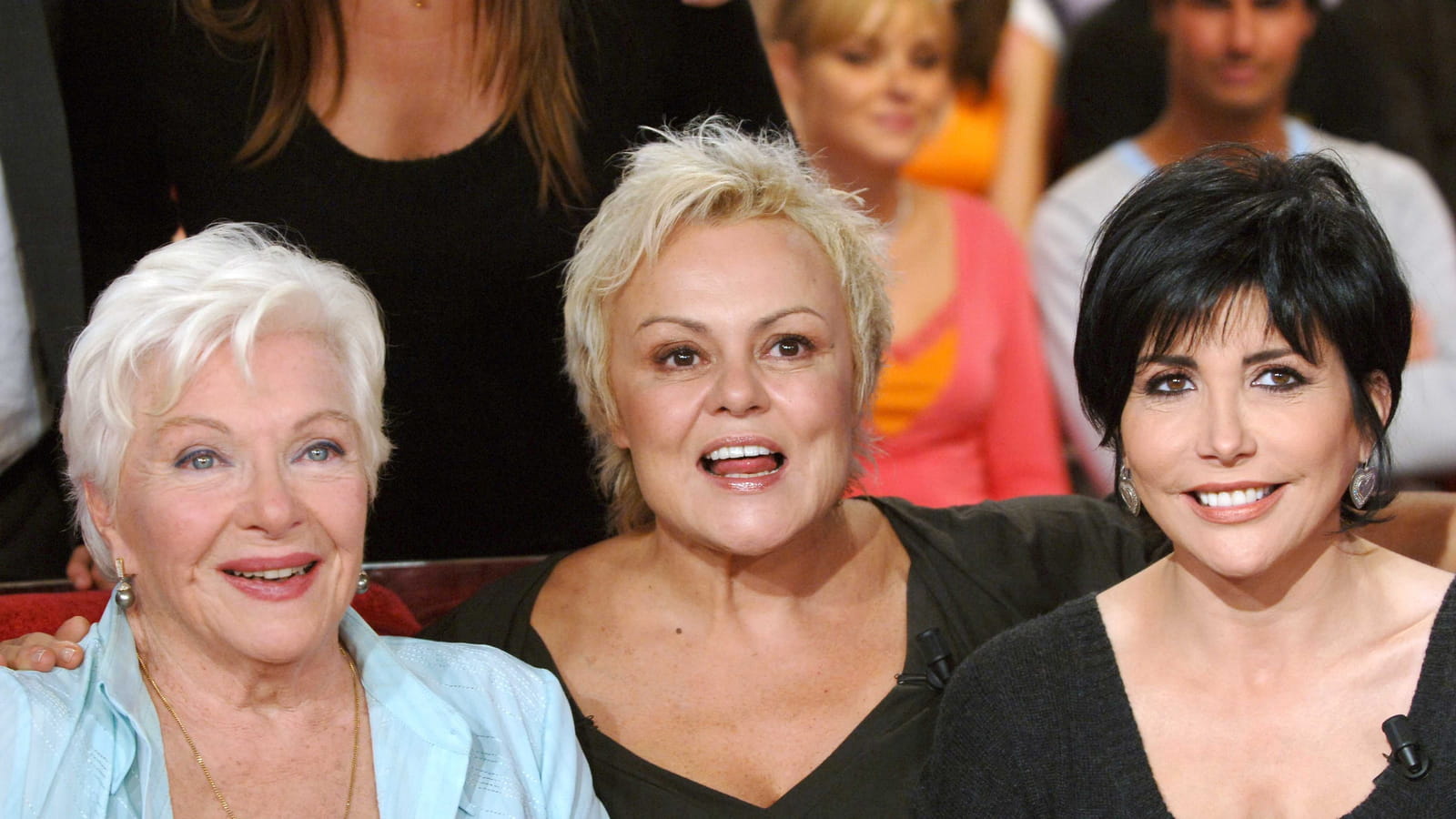 Avec Muriel Robin et Liane Foly en 2007