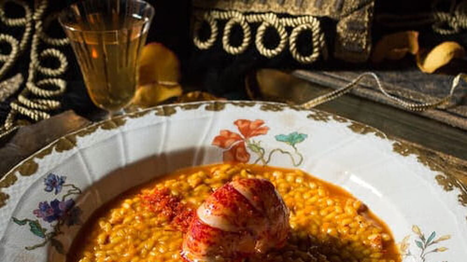 Risotto de homard alla milanese