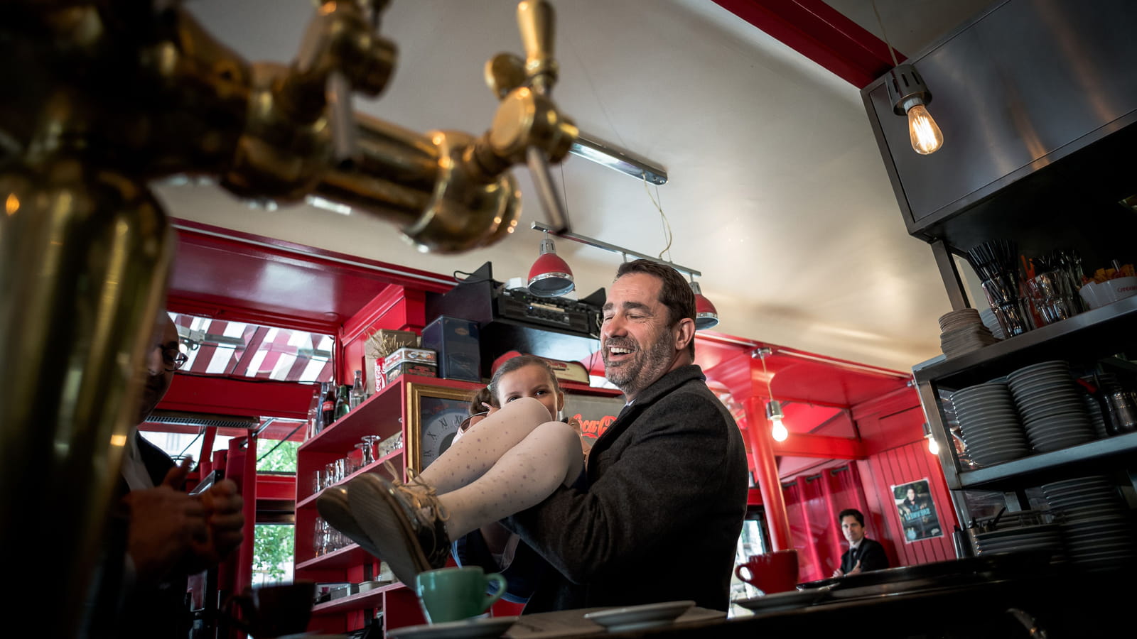 Christophe Castaner au bistrot du coin