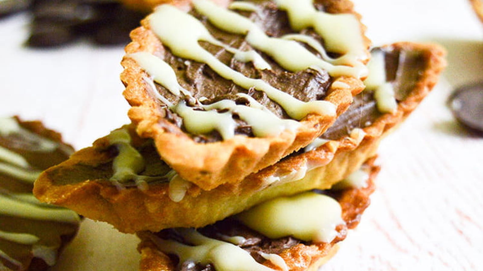 Barquettes aux 2 chocolats