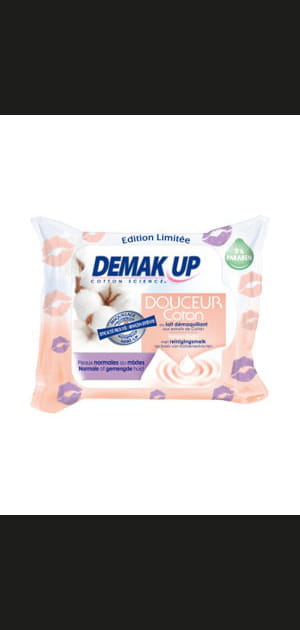 Lingettes d&eacute;maquillante " bisous bisous " de Demak'up