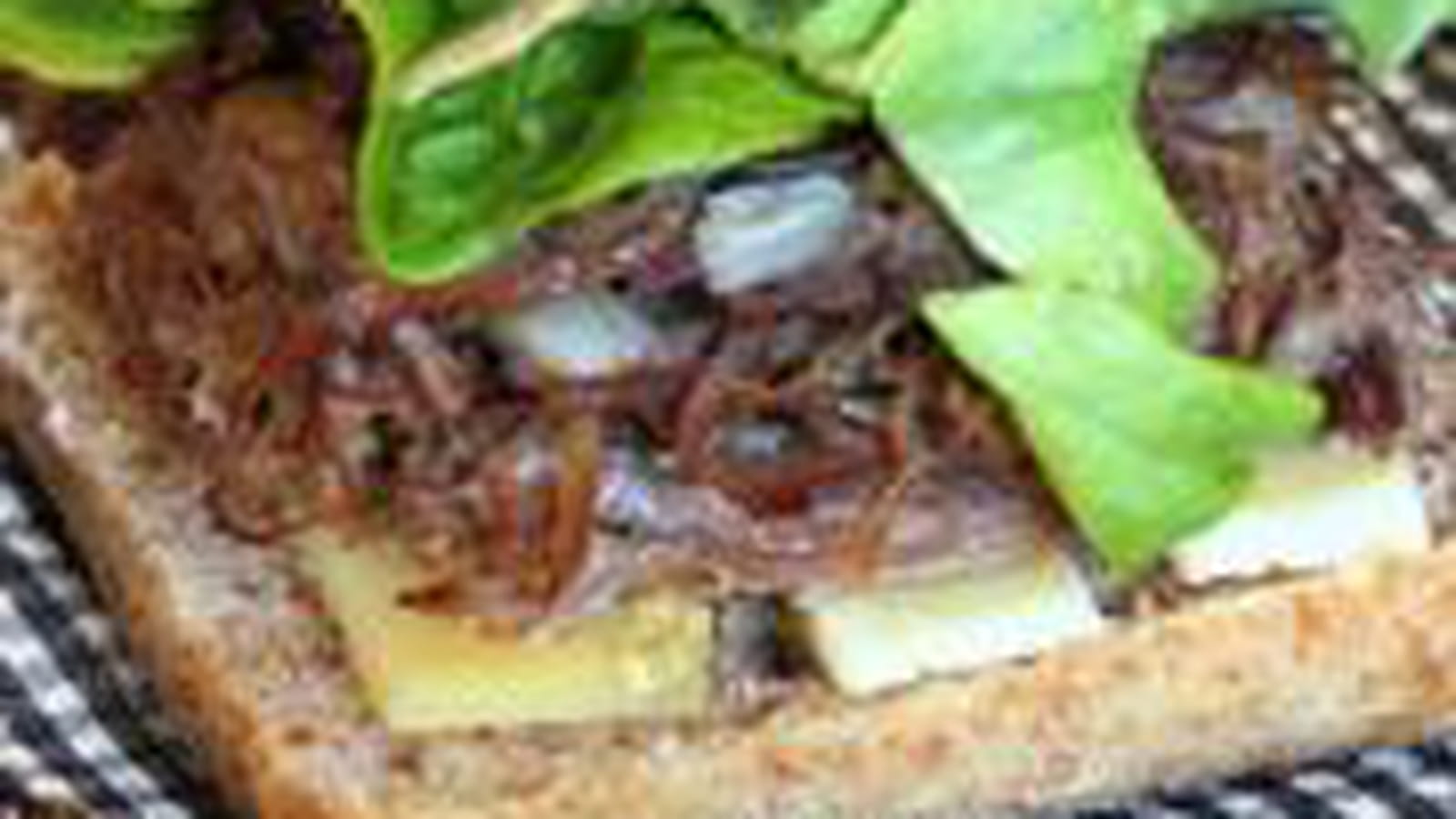 Burger au confit de canard