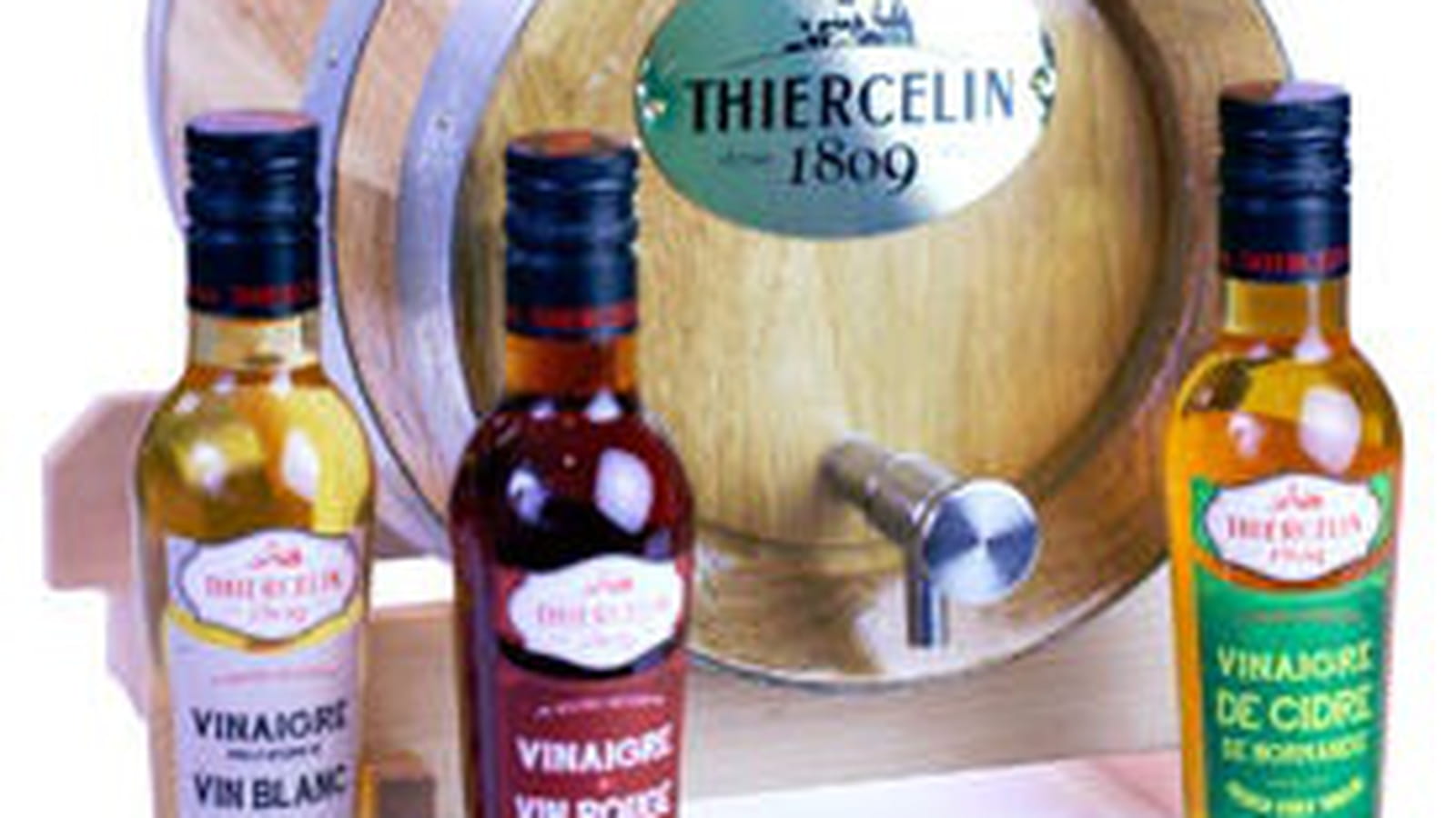 Tonneau et ses 3 vinaigres de Thiercelin