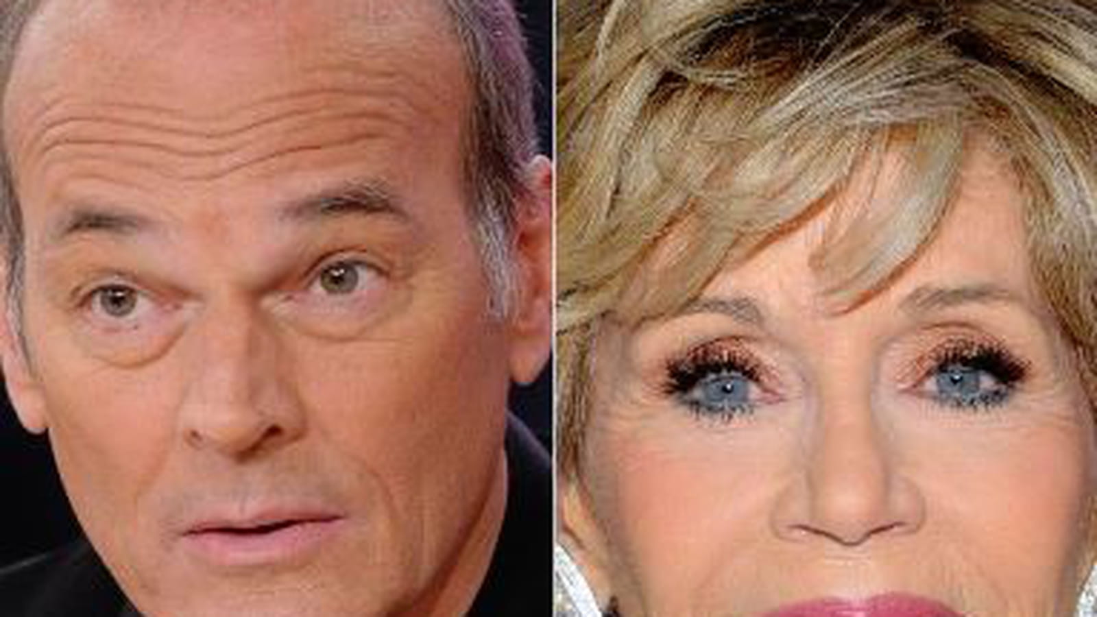 Laurent Baffie et Jane Fonda