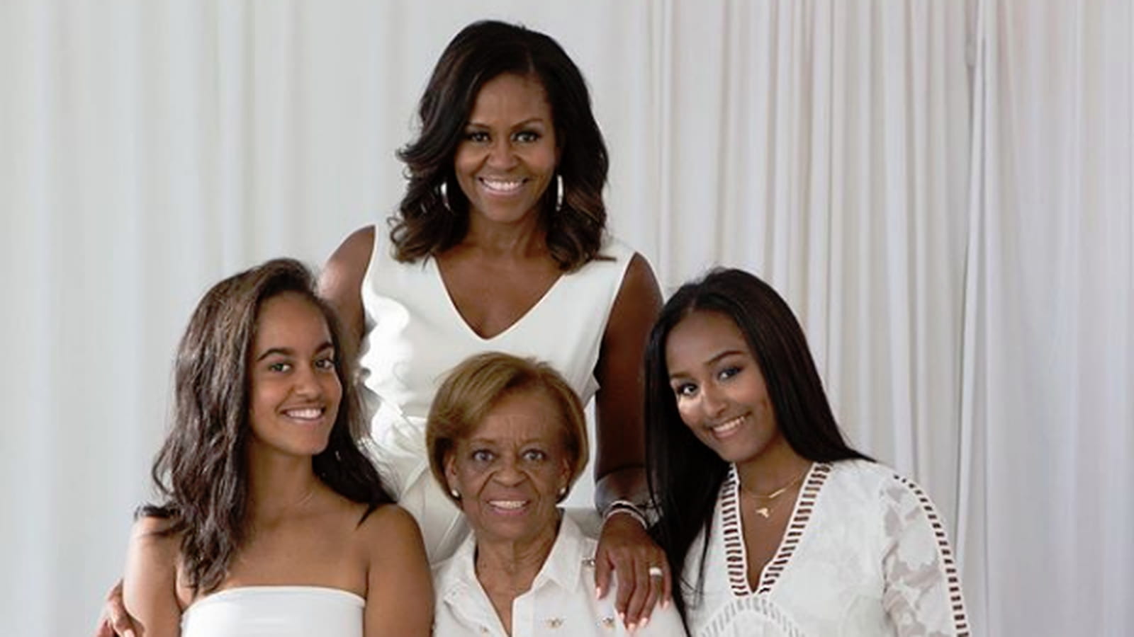 Malia Obama, Michelle Obama, Marian Robinson, Natasha Obama