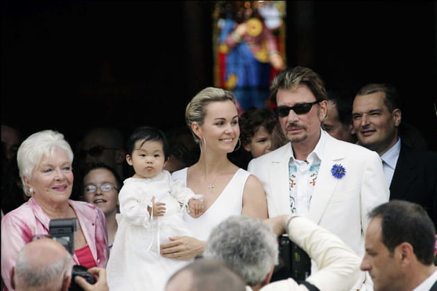 Au baptême de Jade en 2005