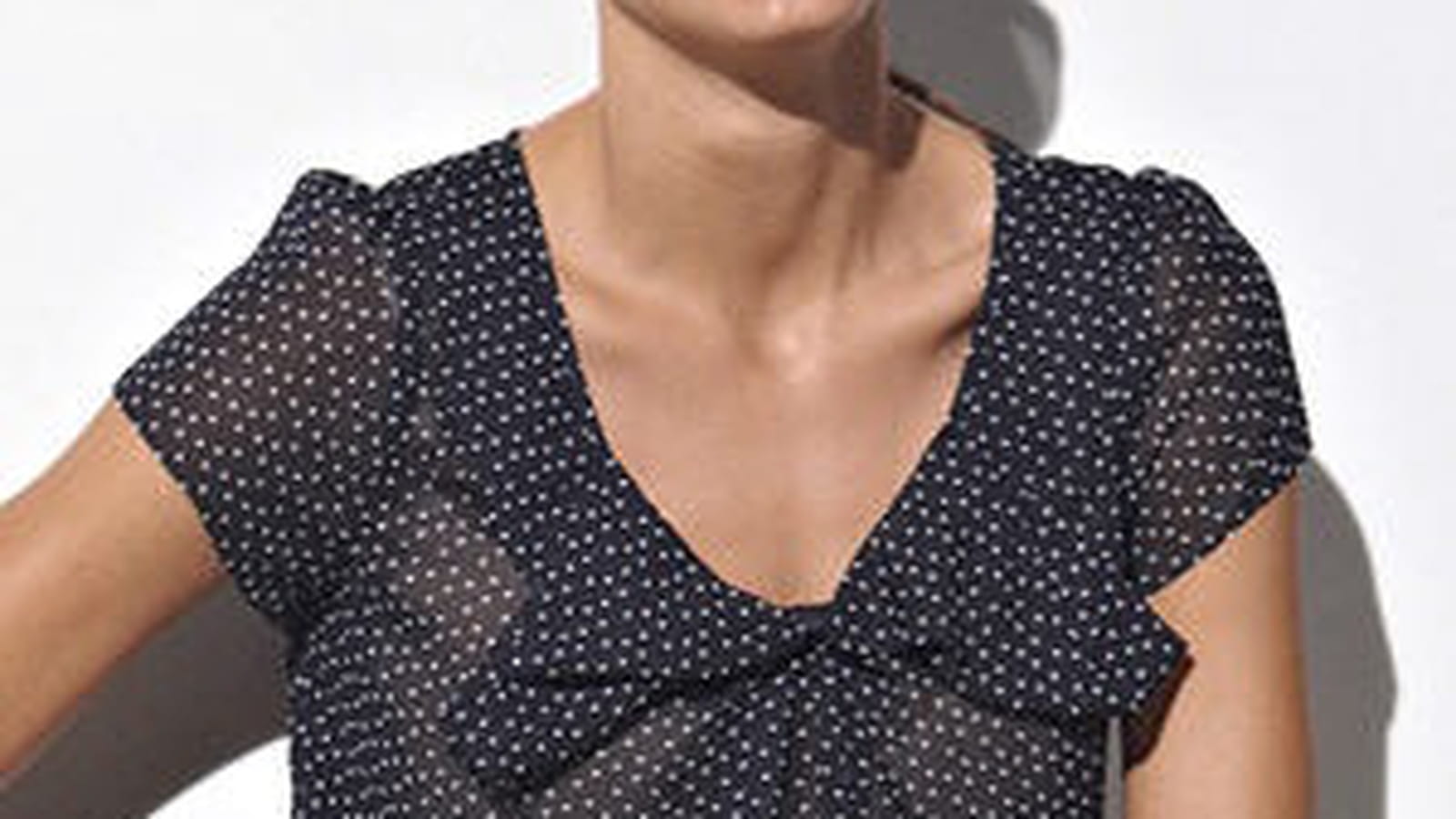 Blouse noeud des 3 Suisses