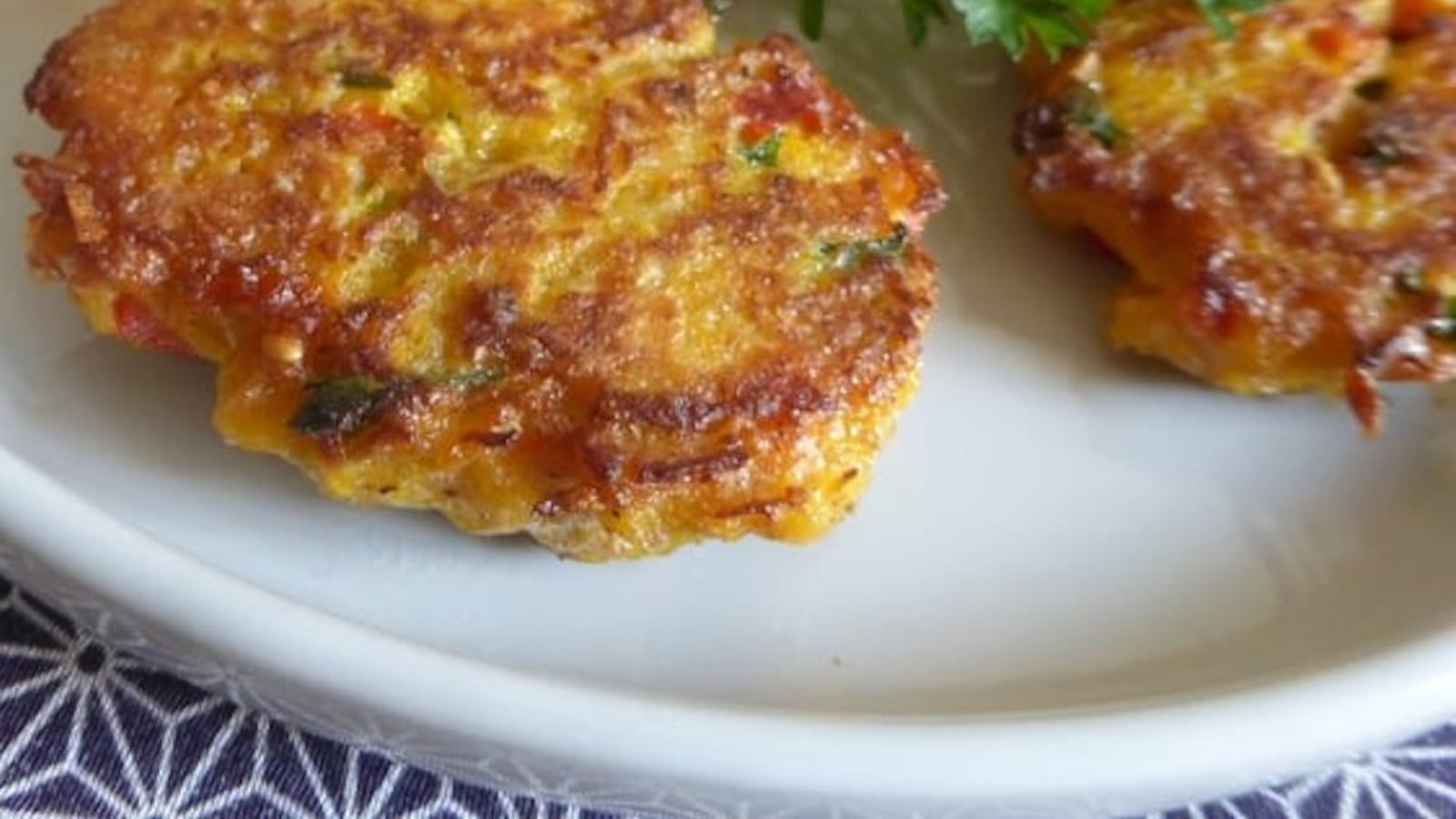 Petites galettes de carottes