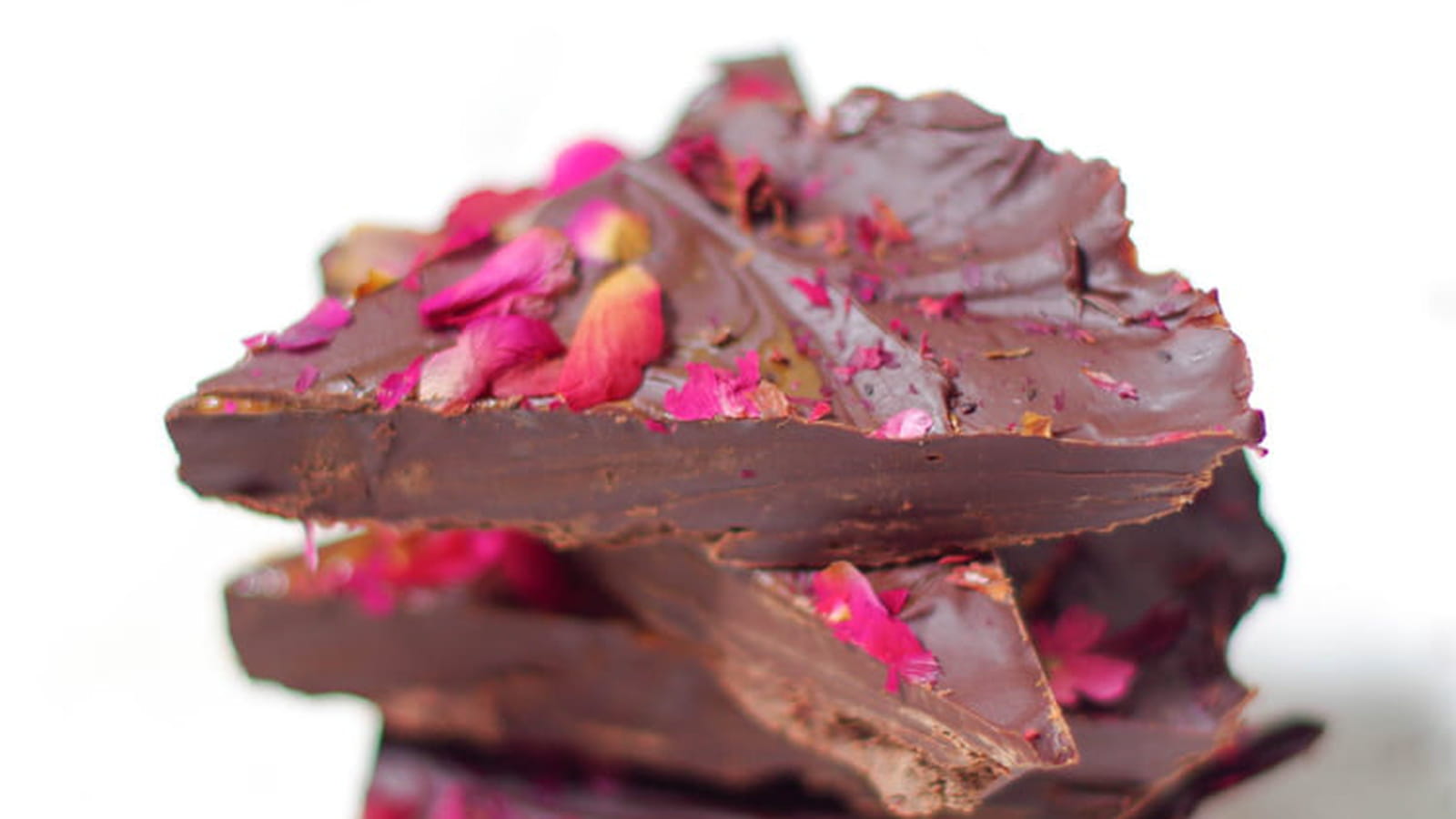 Chocolat maison en fleurs
