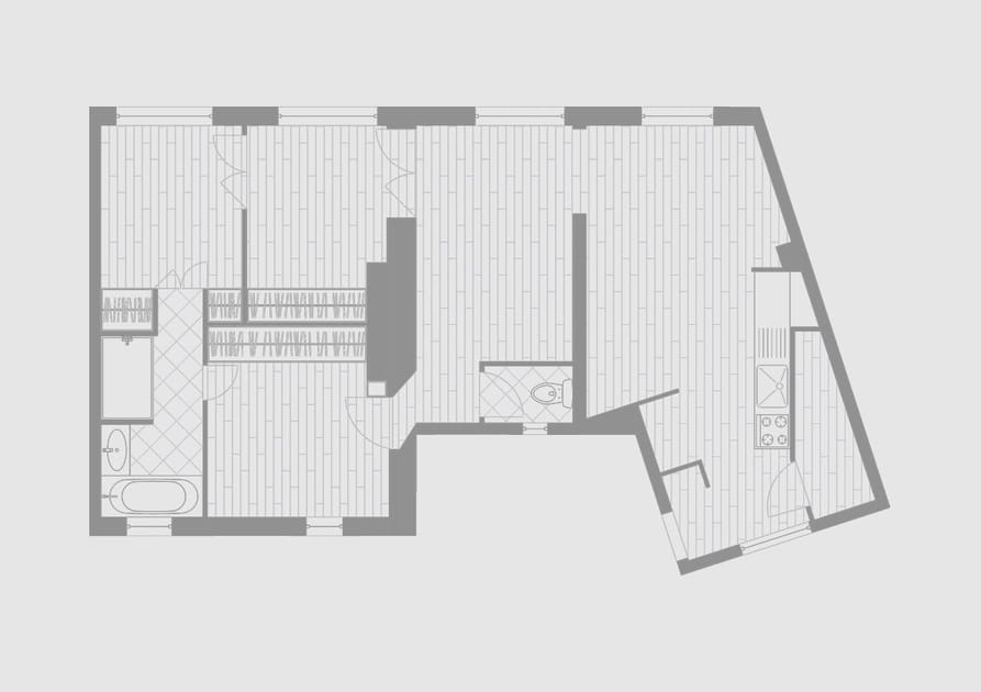 Le plan avant travaux
