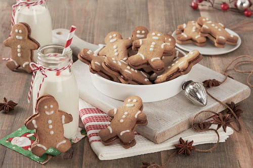 Bonhommes aux épices de Noël et au Nutella