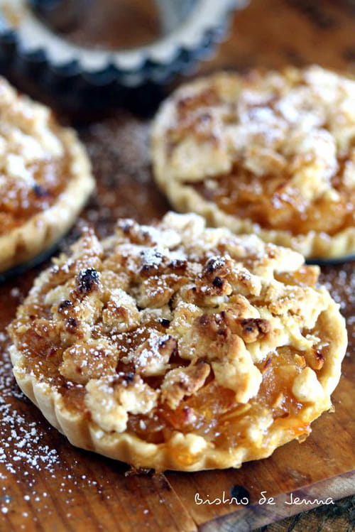 tartelettes pommes-cannelle façon crumble