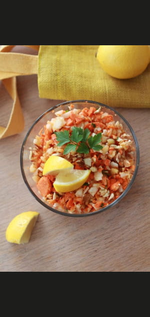 Recette minceur : Salade croquante au radis noir, carottes et pomme