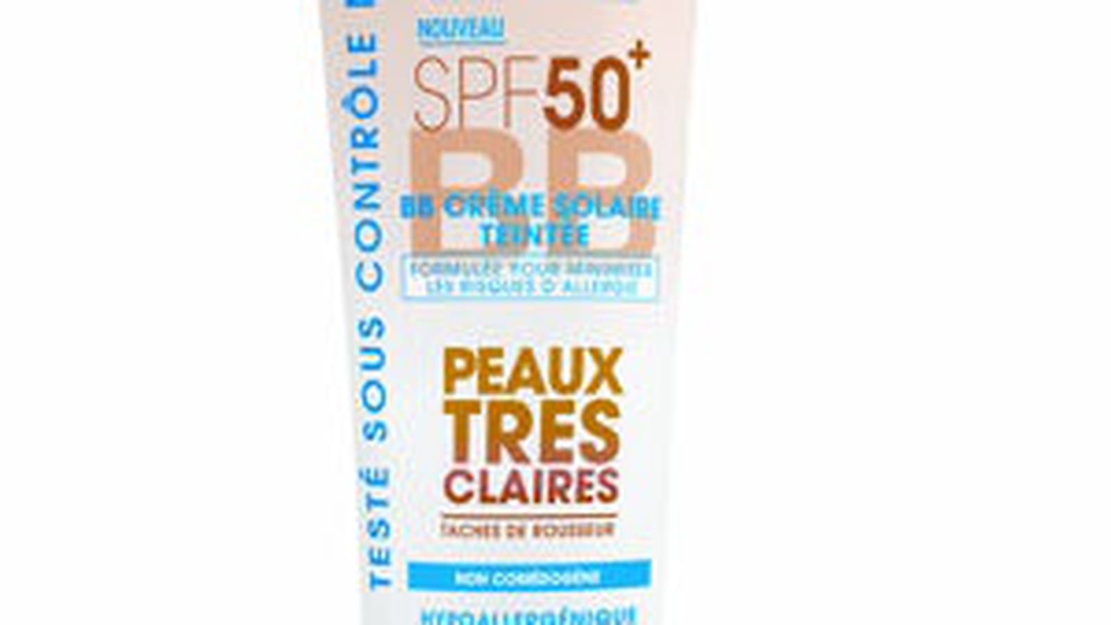 BB crème solaire haute protection pour peaux très claires de Mixa