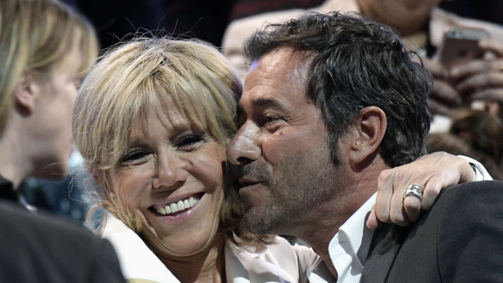 Brigitte Macron et Bernard Montiel