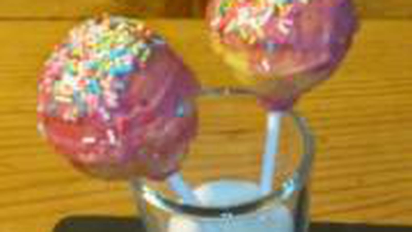 Popcakes glacés au chocolat blanc
