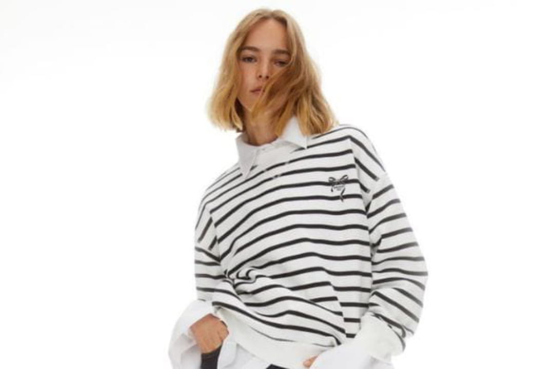 Sweat-shirt Rayé Crew Clothing Pour Femme - Bleu - Taille 12