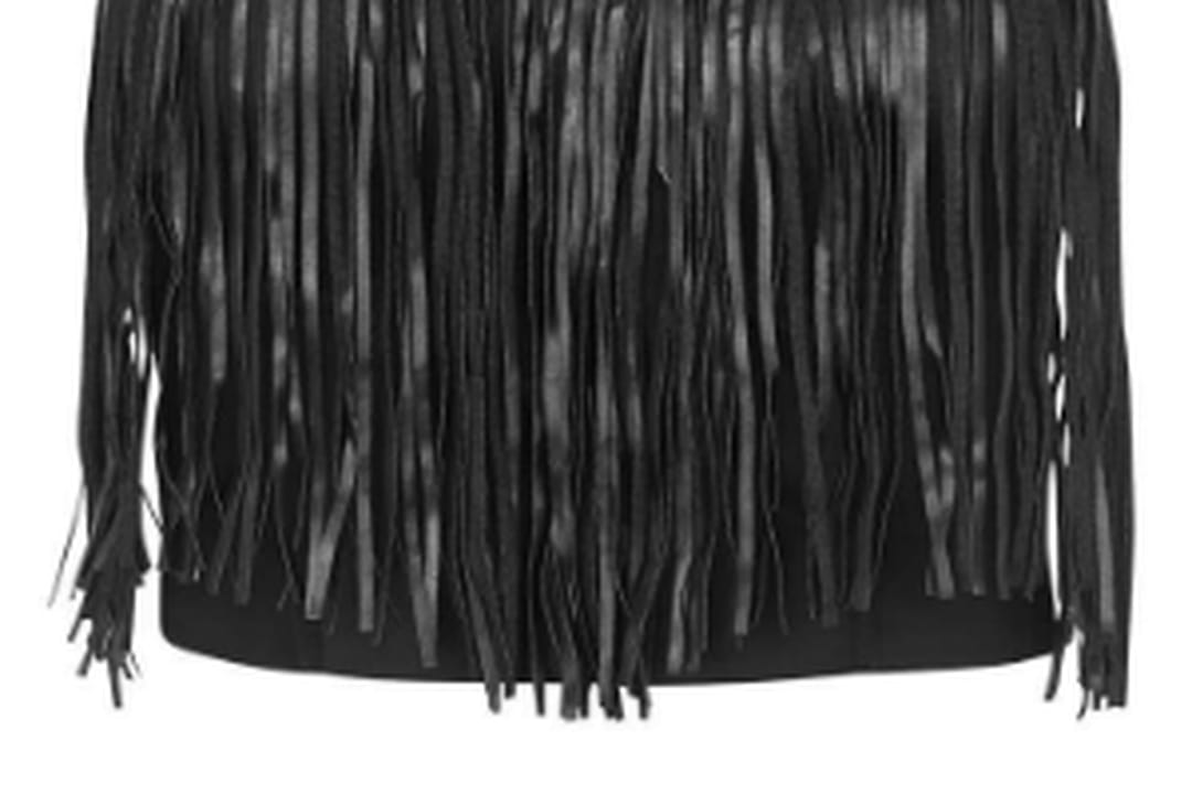 Chemise Topshop à Franges Florales Noire - Taille UK 10 - Neuf Sans étiquette