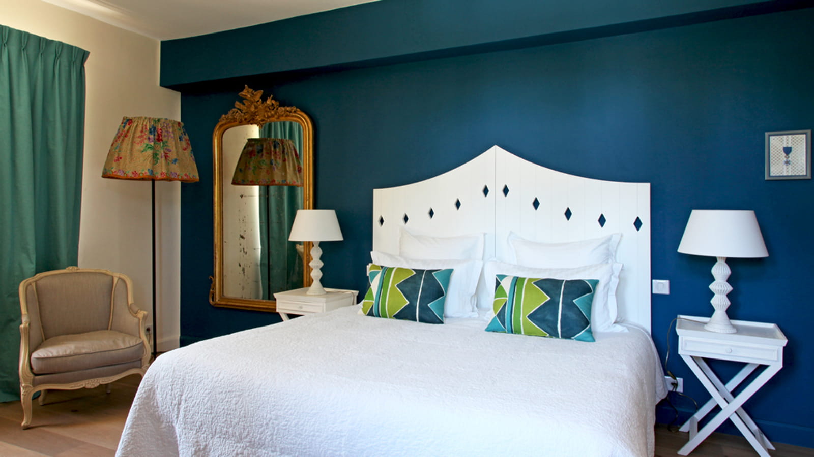 Chambre bleue