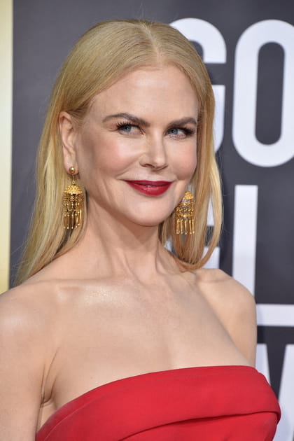 La bouche rouge de Nicole Kidman