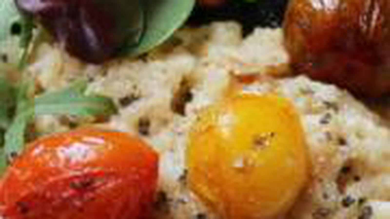 Risotto au gorgonzola aux tomates cerises