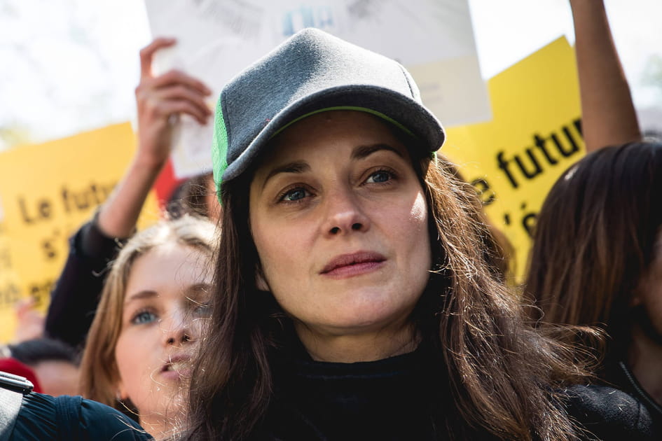 Le visage sans maquillage de Marion Cotillard