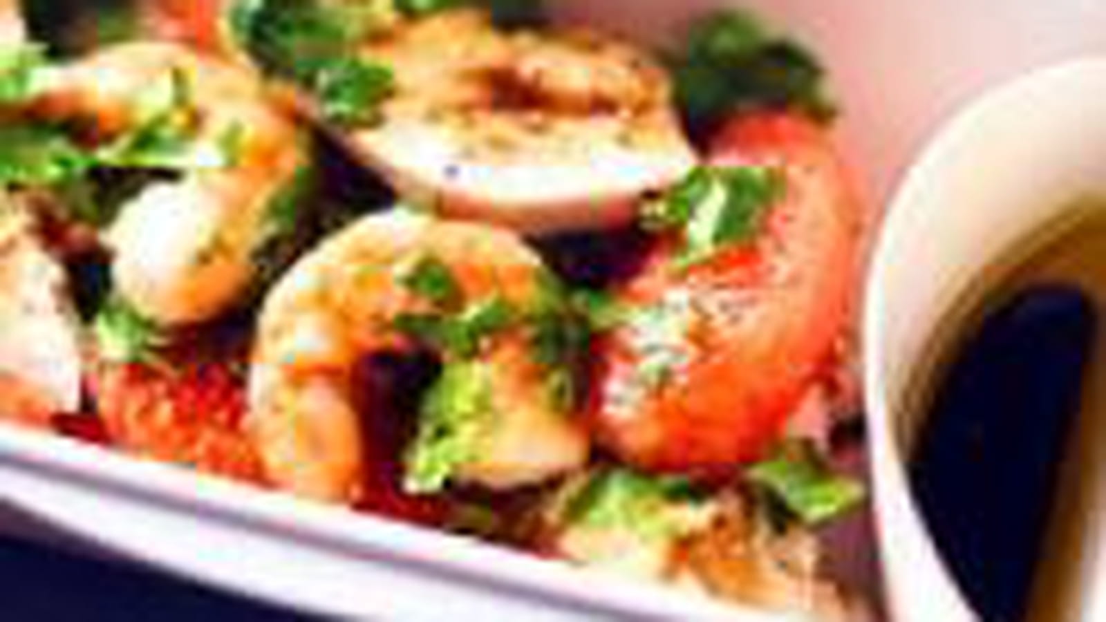 Salade poulet crevettes