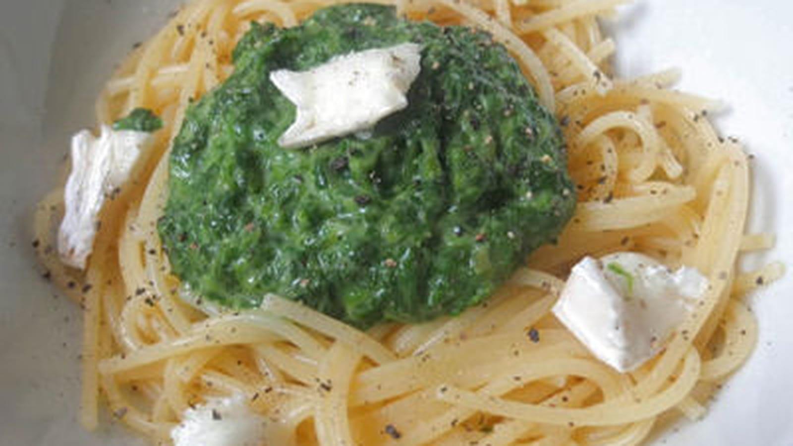 N°4 : Pâtes aux épinards