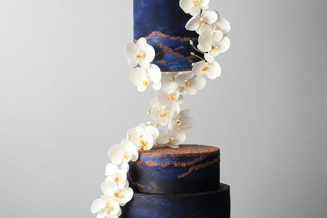 Un Wedding Cake Aux Couleurs De L Ocean