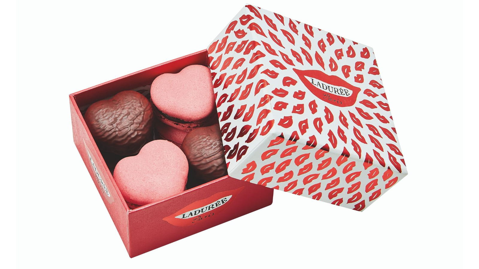 Le coffret de macarons Ladurée : Juste un baiser