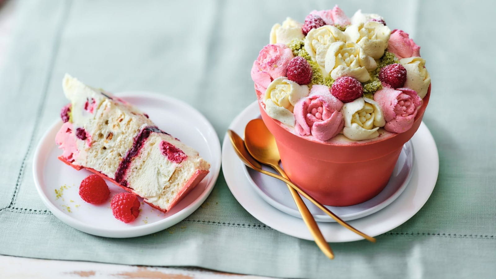 Le gâteau "les jolies fleurs" de Picard 