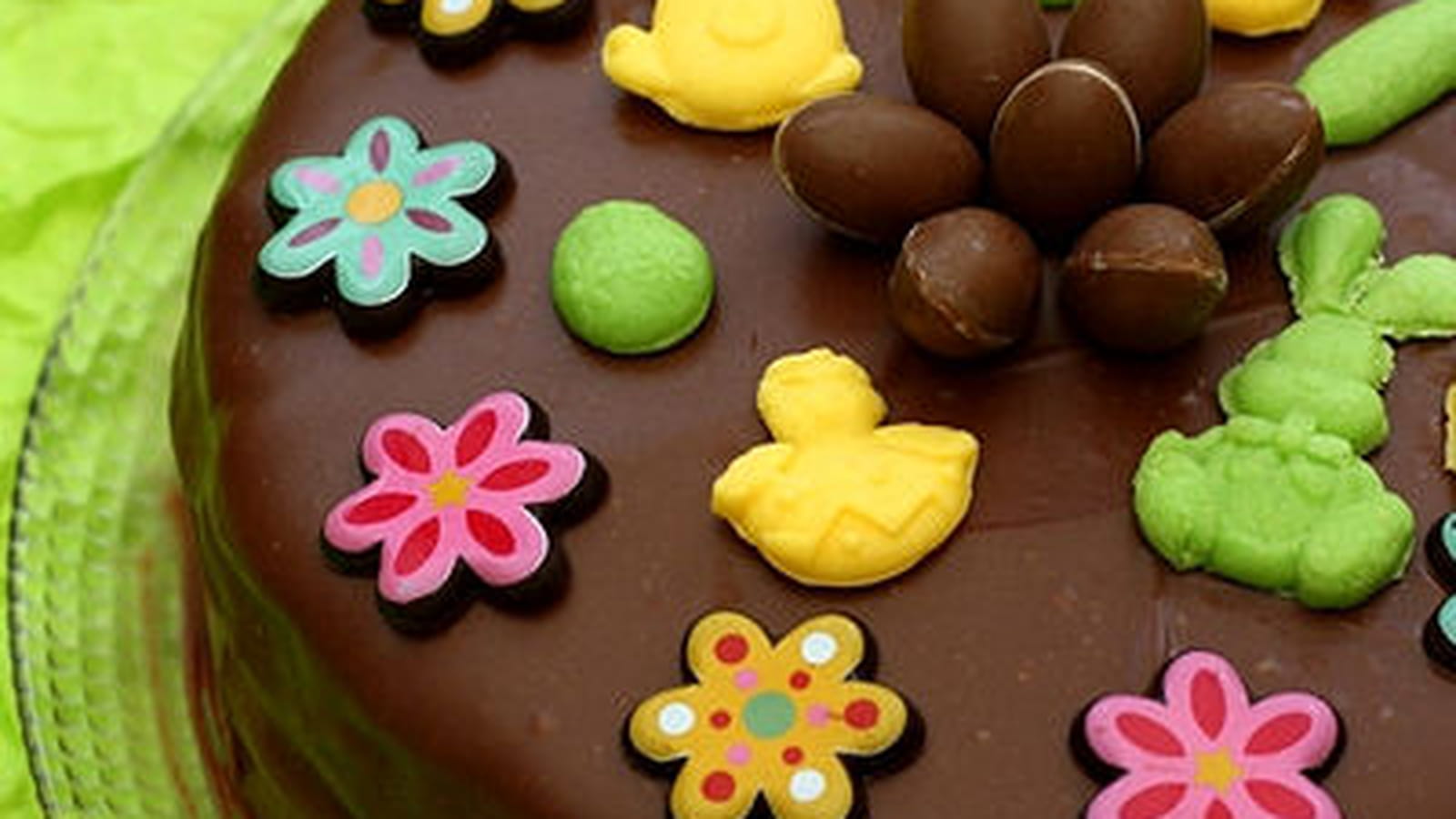 Gâteau au chocolat facile pour Pâques