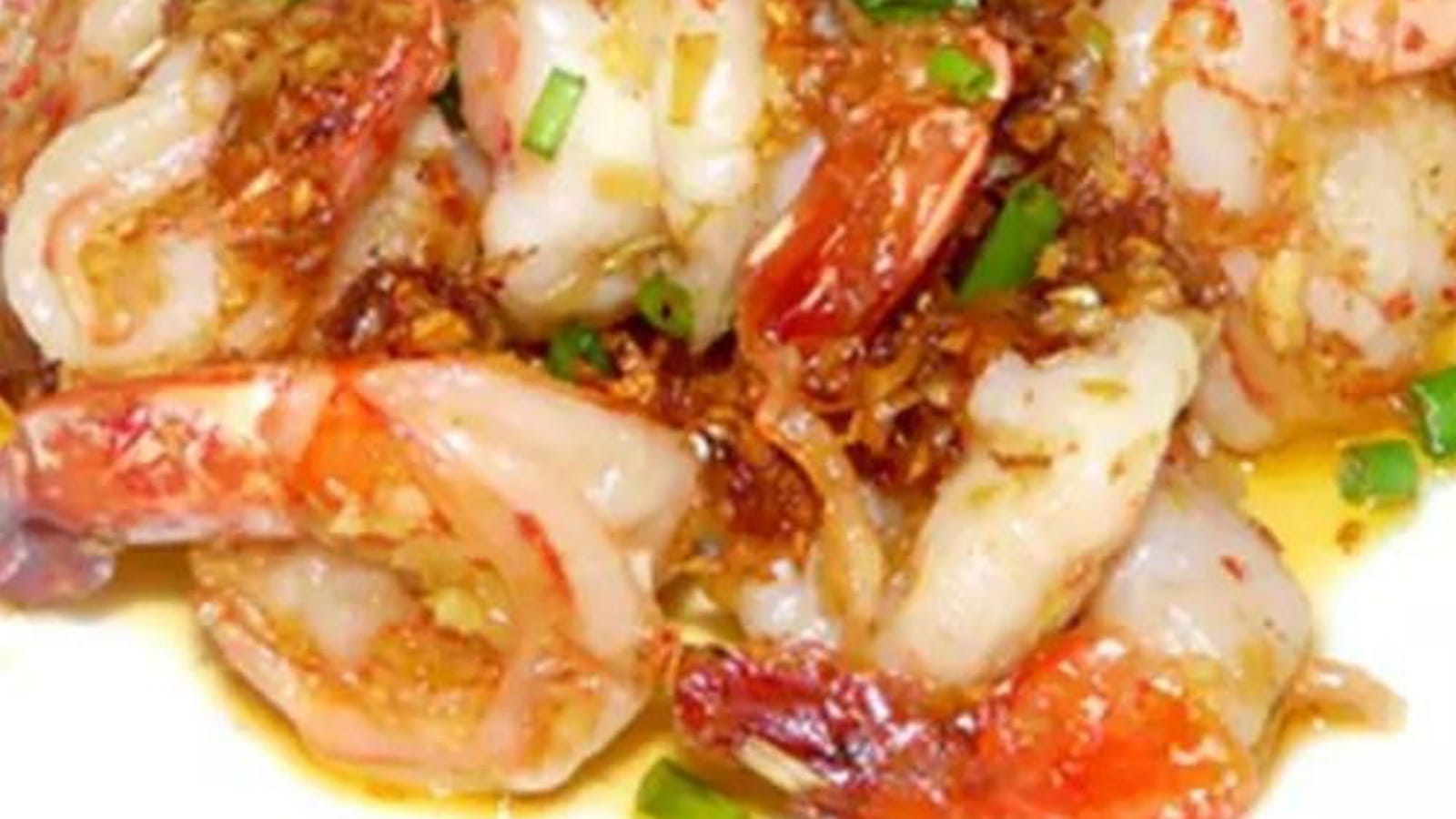 Crevettes sautées à la citronnelle