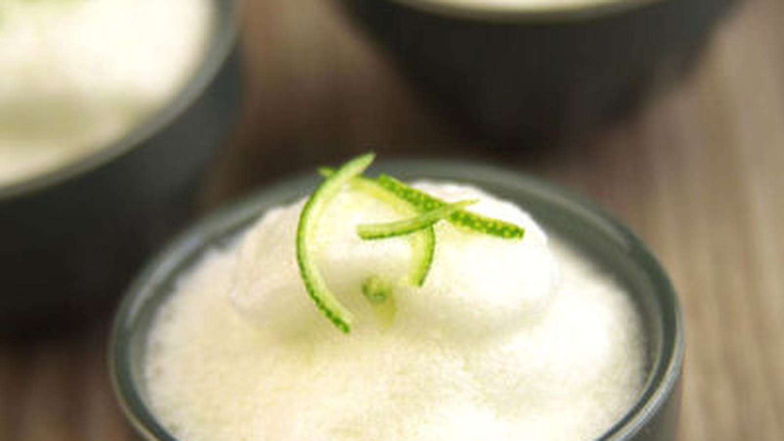 Mousse à la pulpe de citron vert