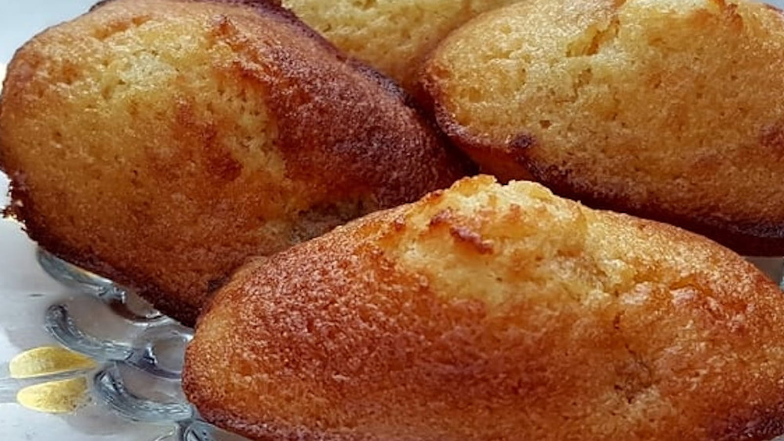 Madeleines poire et caramel