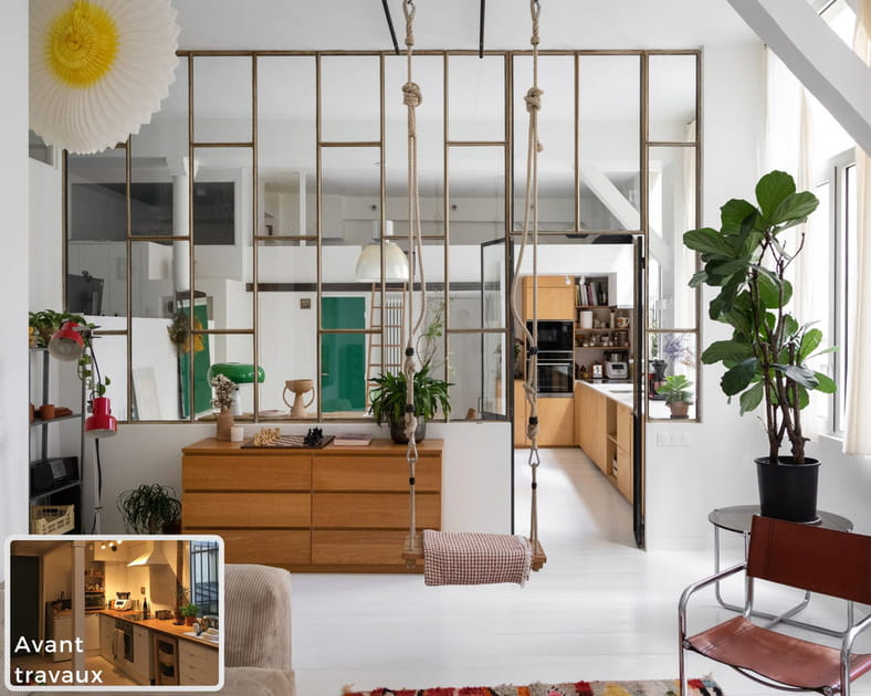 Avant-apr&egrave;s&nbsp;: un ancien atelier de confection revoit la lumi&egrave;re du jour fa&ccedil;on loft boh&egrave;me