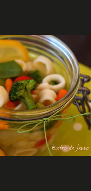 "Pot au feu" calamar et mini l&eacute;gumes