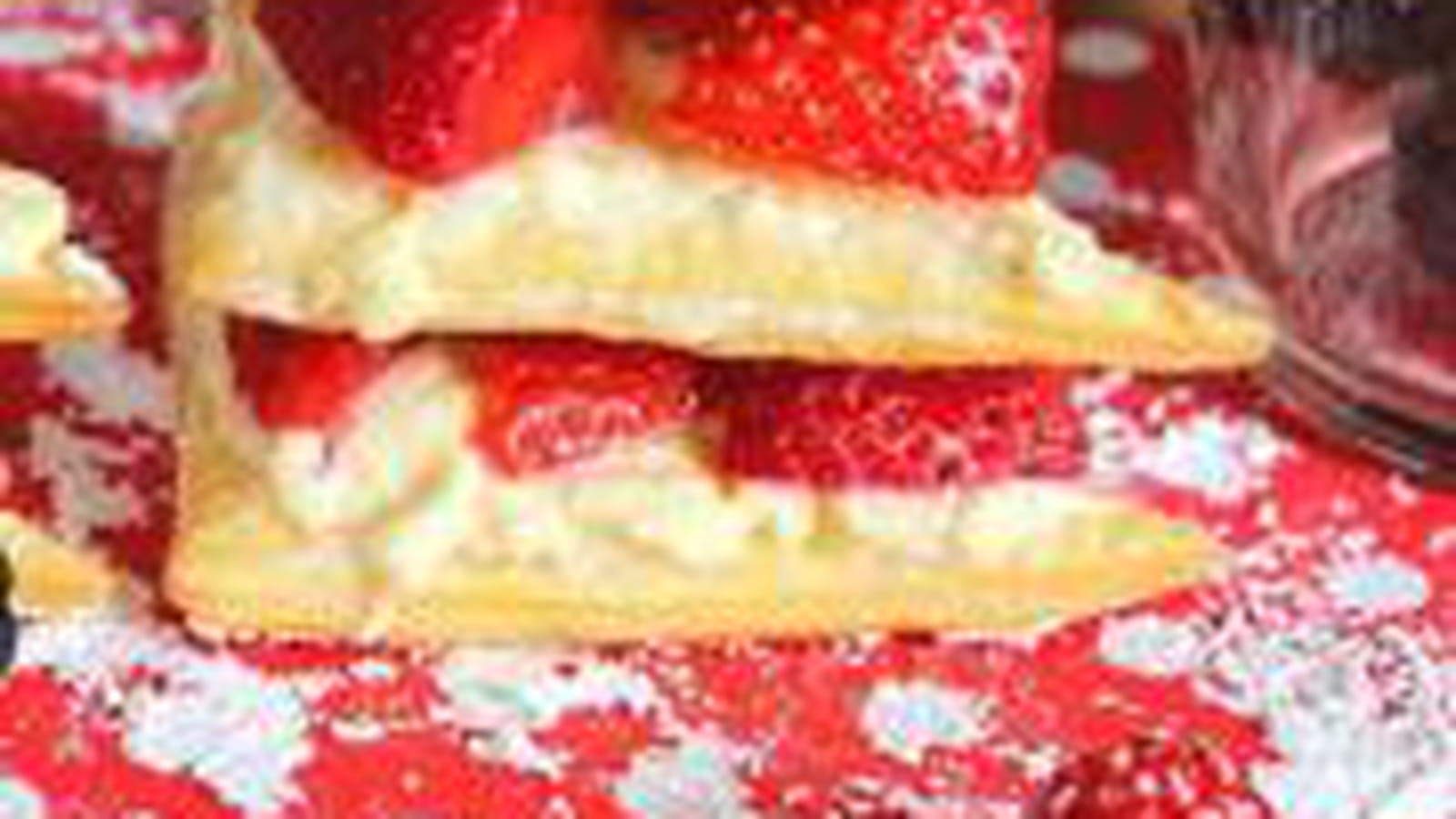 Millefeuille façon club fraises ou mûres