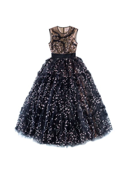 Robe noire du soir collection Giambattista Valli x H&M hiver