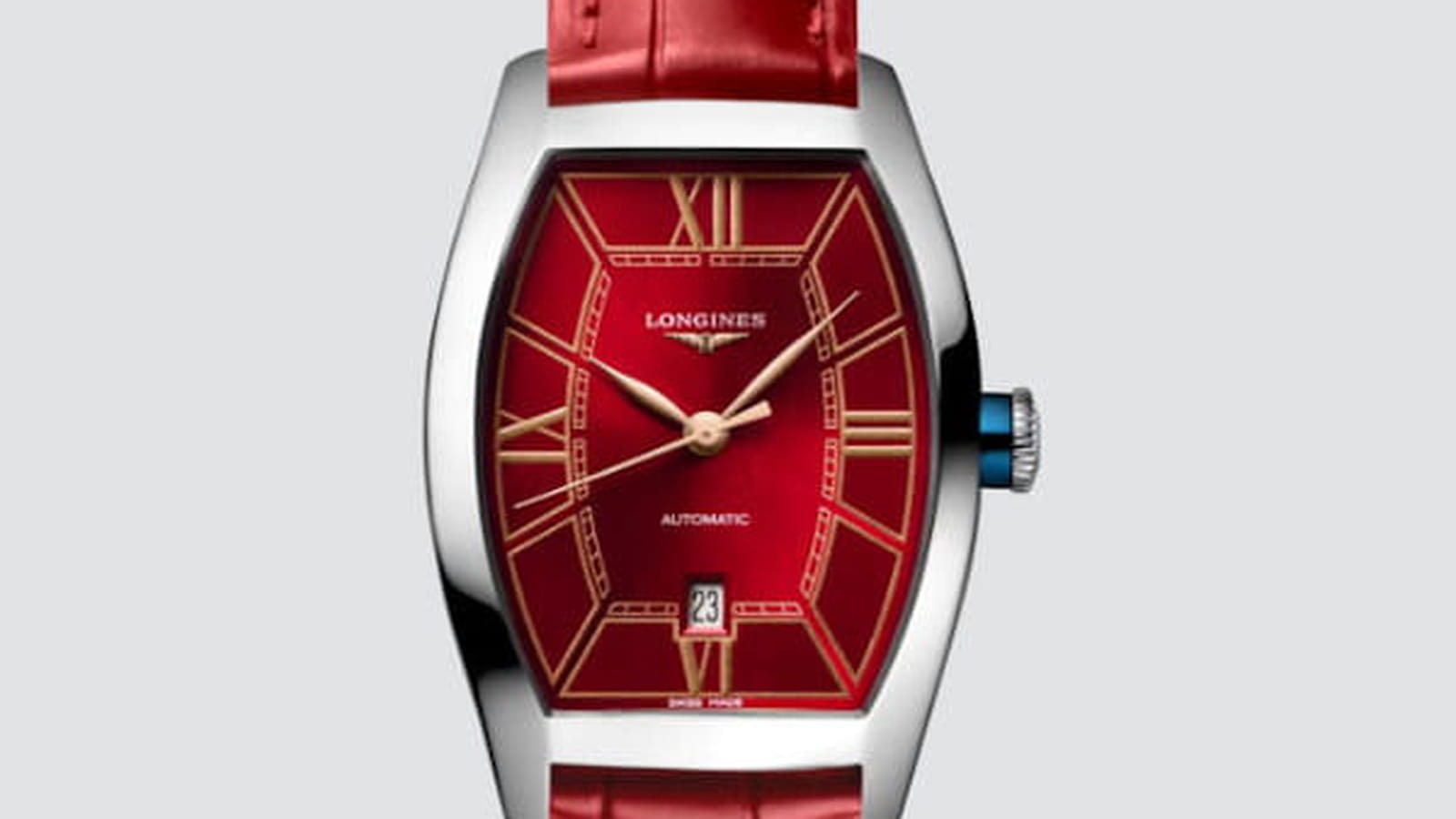 Montre rouge Longines