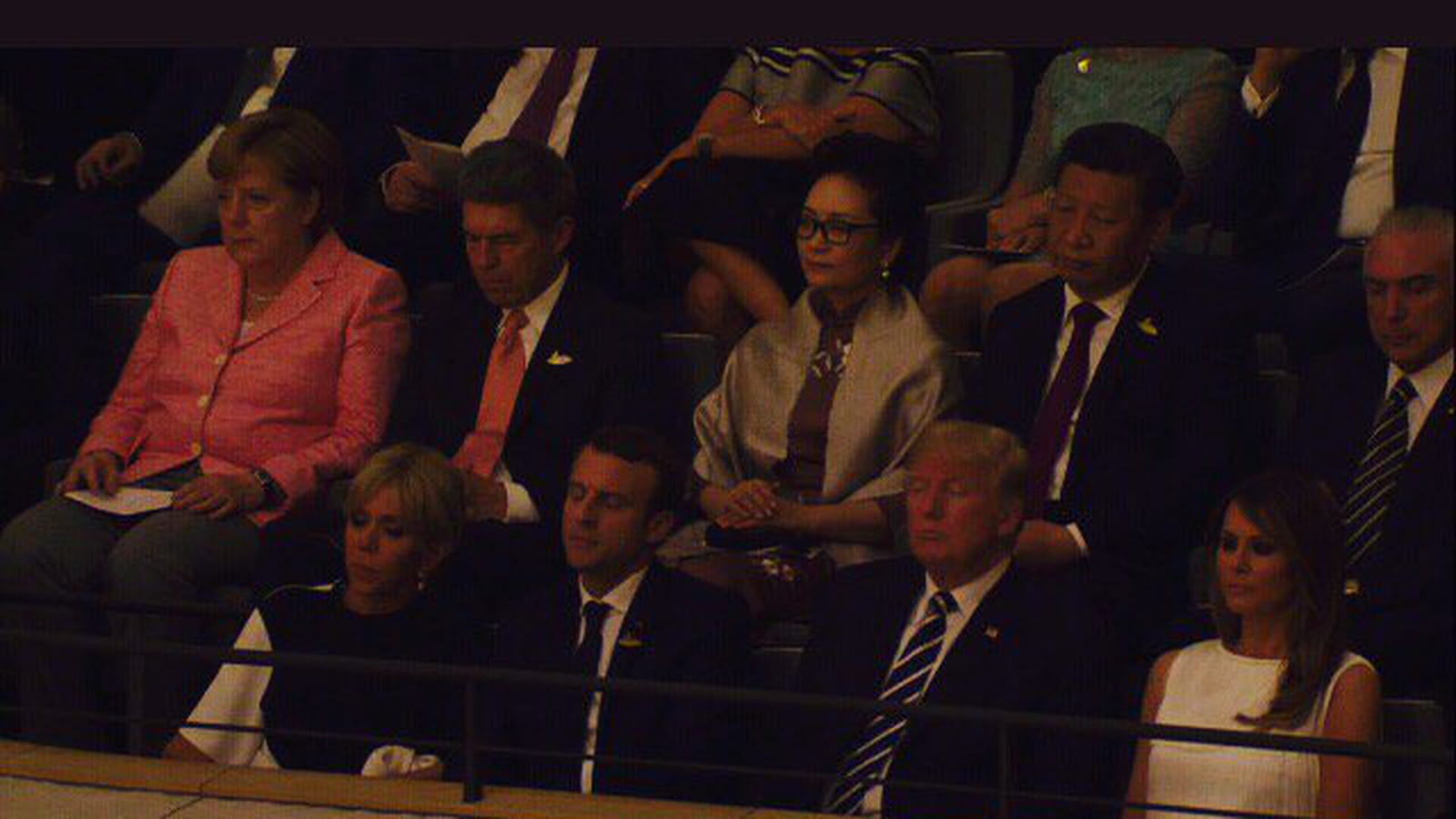 Emmanuel et Brigitte Macron