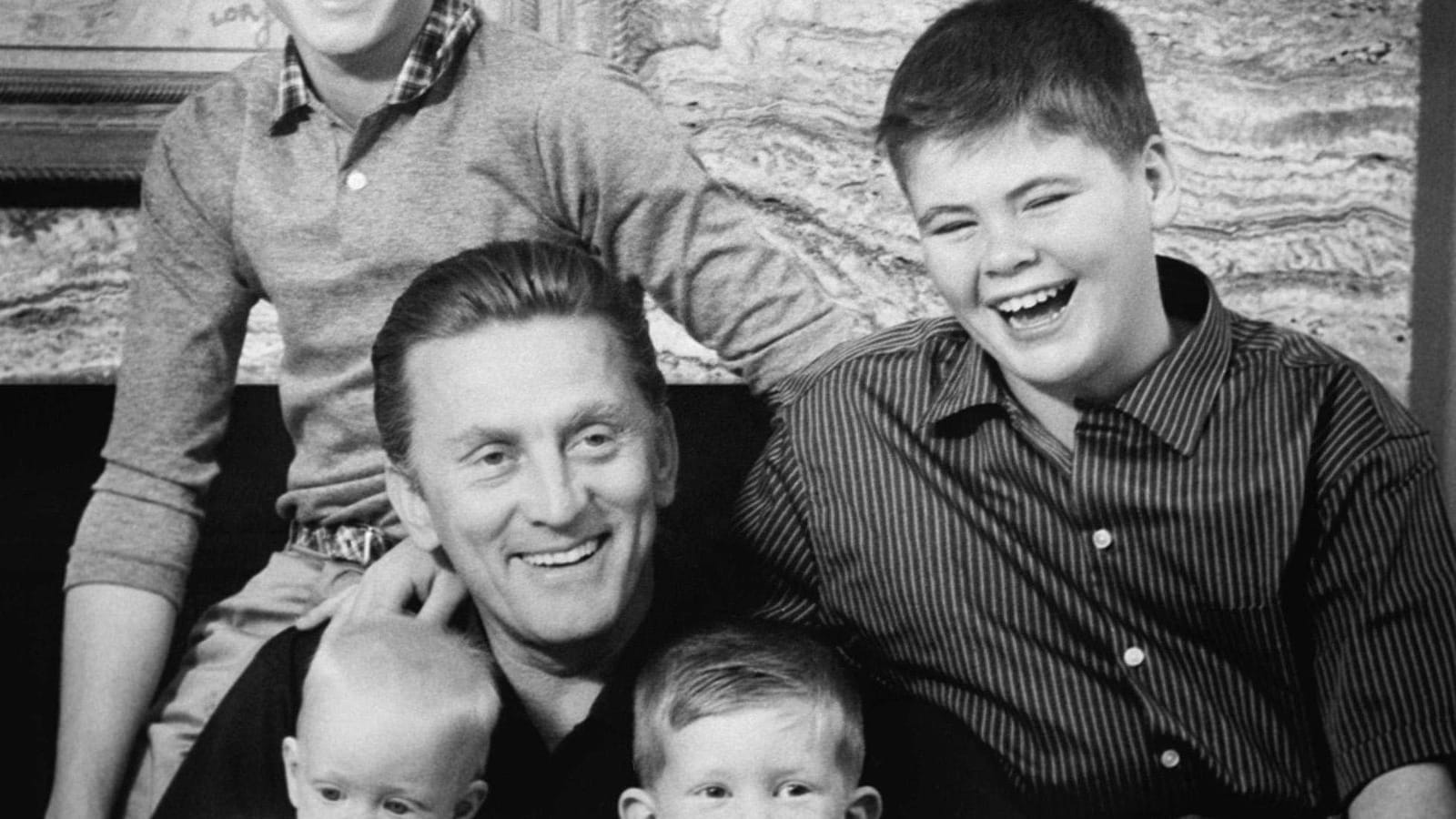 Kirk, Michael, Eric, Peter et Joel Douglas 