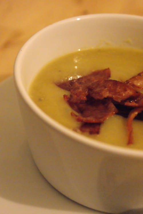 Velouté de poireaux aux pommes de terre